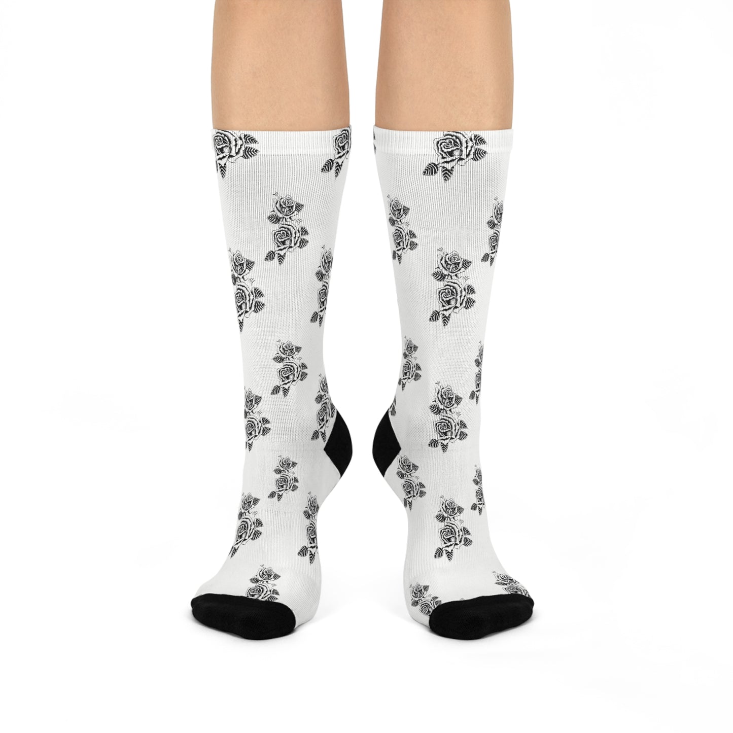 Chicano Drawn Socks | White mid-lenghth | Chicano Clothing