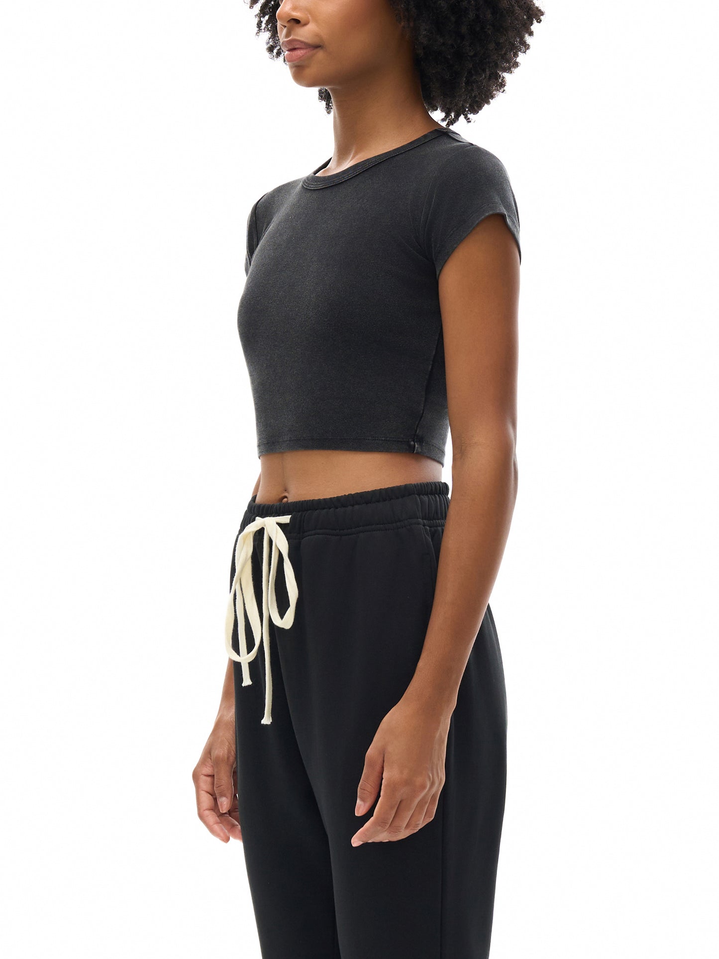 Cholita Snow Washed Crop Top