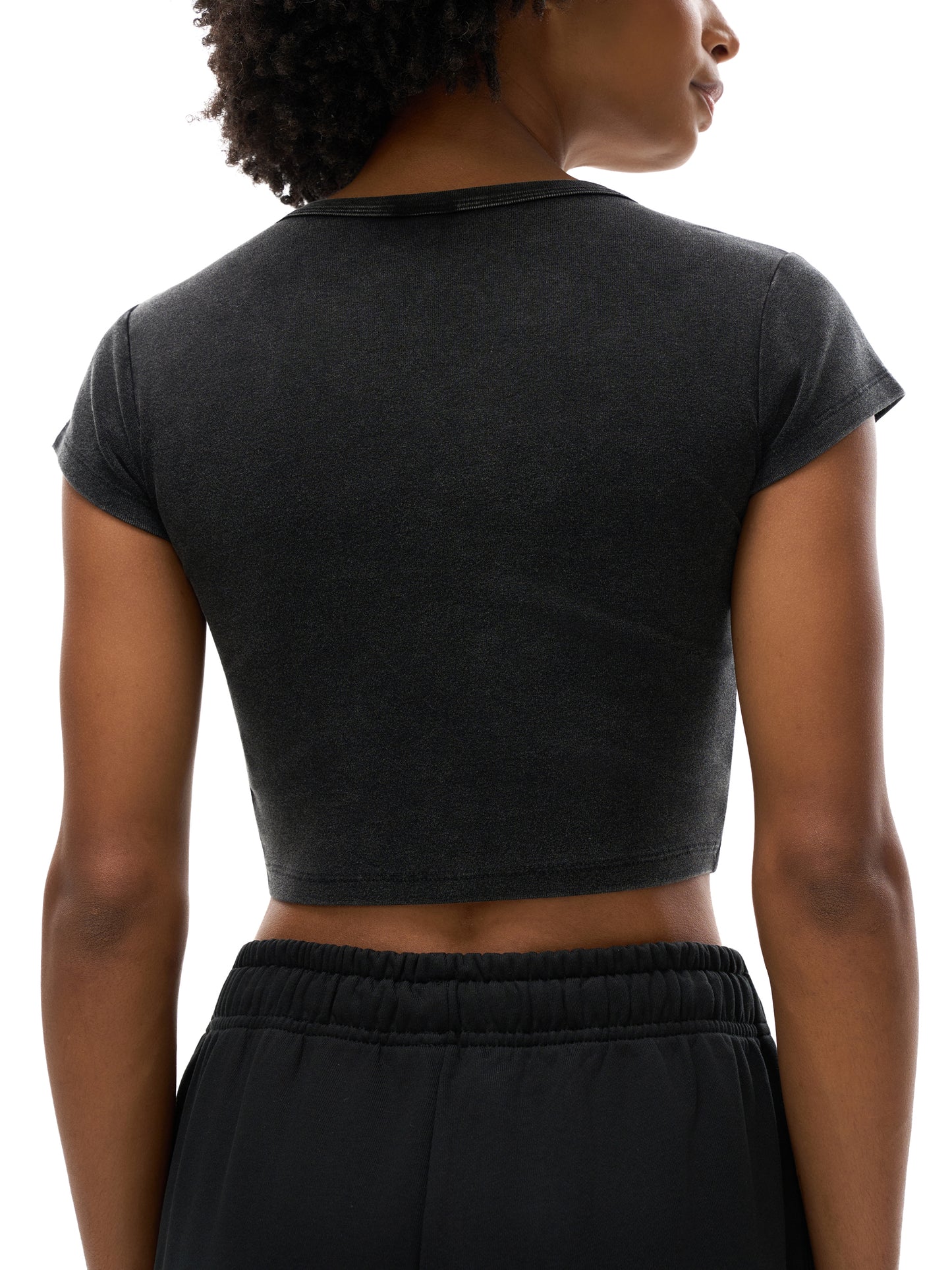 Cholita Snow Washed Crop Top