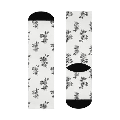 Chicano Drawn Socks | White mid-lenghth | Chicano Clothing