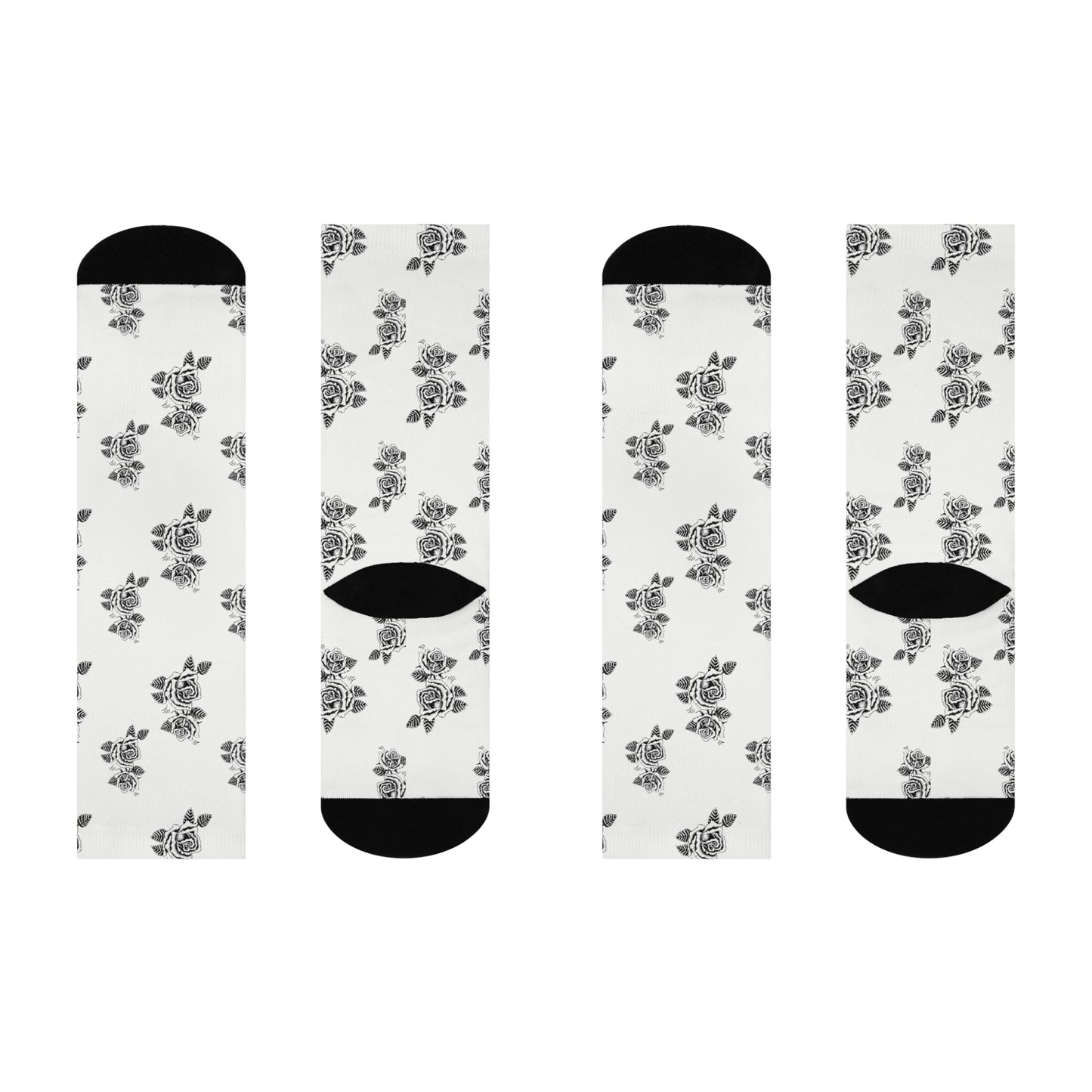 Chicano Drawn Socks | White mid-lenghth | Chicano Clothing
