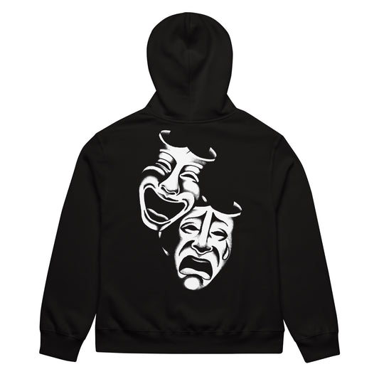Smile now cry later heavy hoodie
