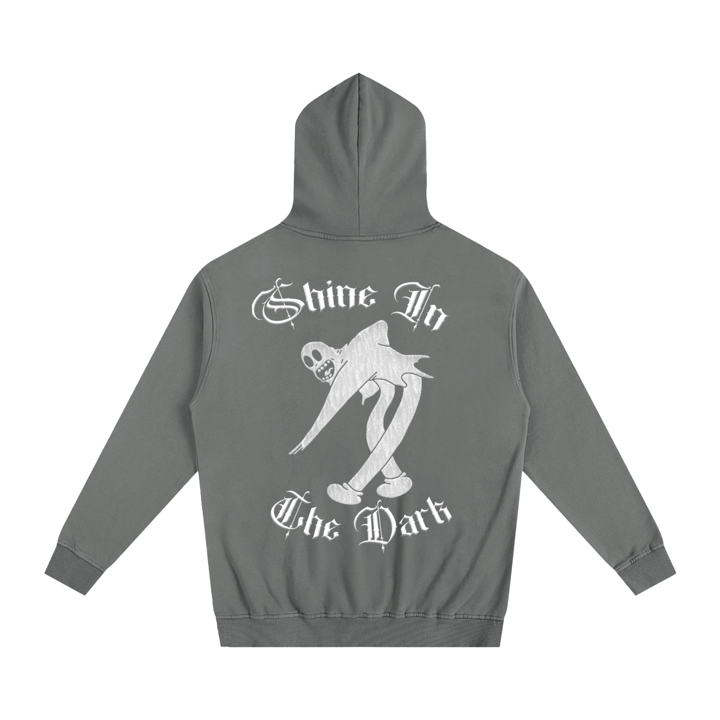 grey premium Chicano clothing hoodie with white Mexican-American designs and Califas on Front 