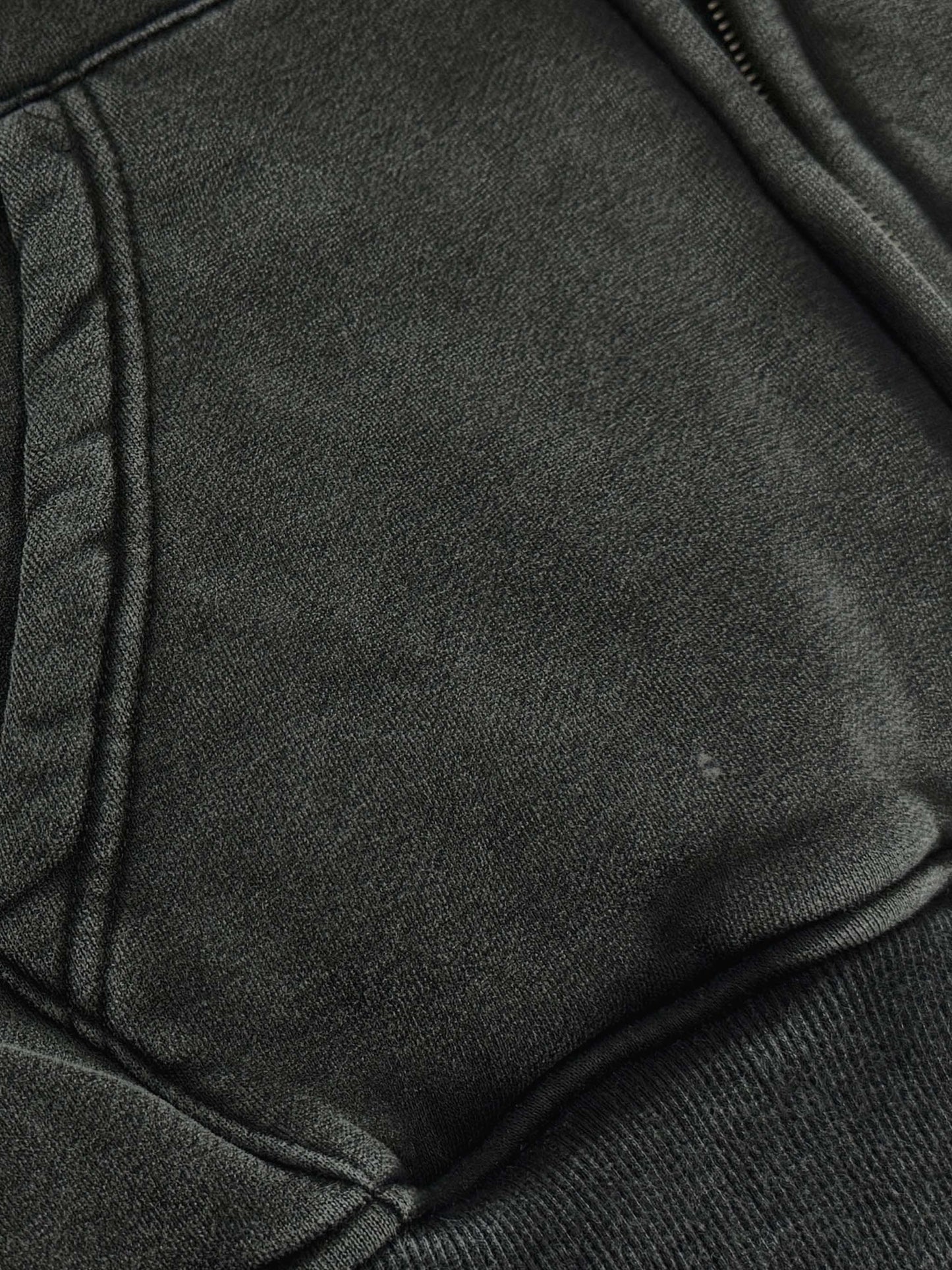 Califas Snow Washed Zip-Through Fleece Hoodie